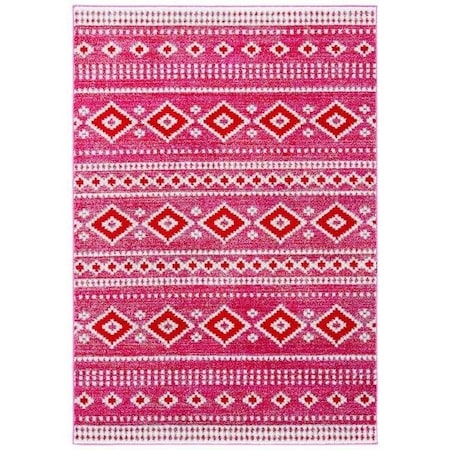 Safavieh Square Adirondack Contemporary Area RugFuchsia & Ivory 6 x 6 ft. ADR277R-6SQ